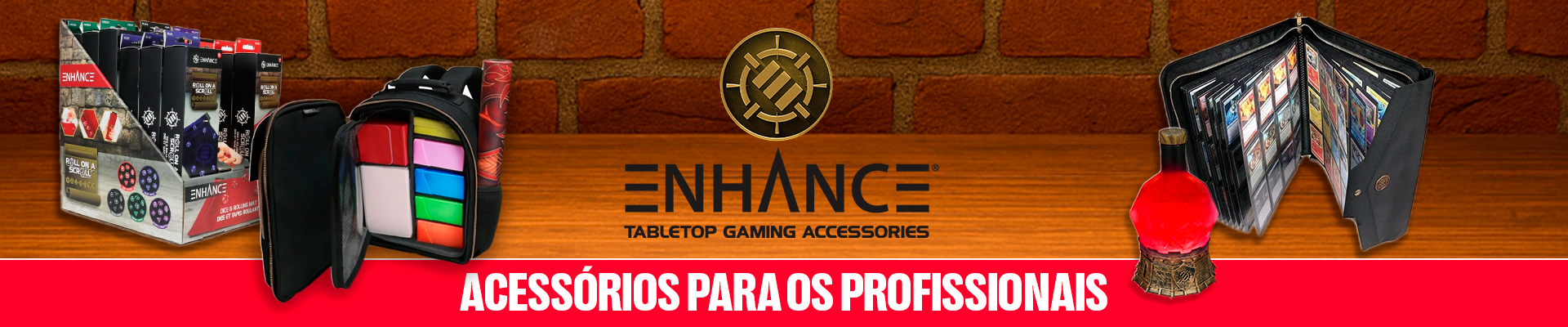 ACESSÓRIOS PARA TCGS, JOGOS DE TABULEIRO E RPGS